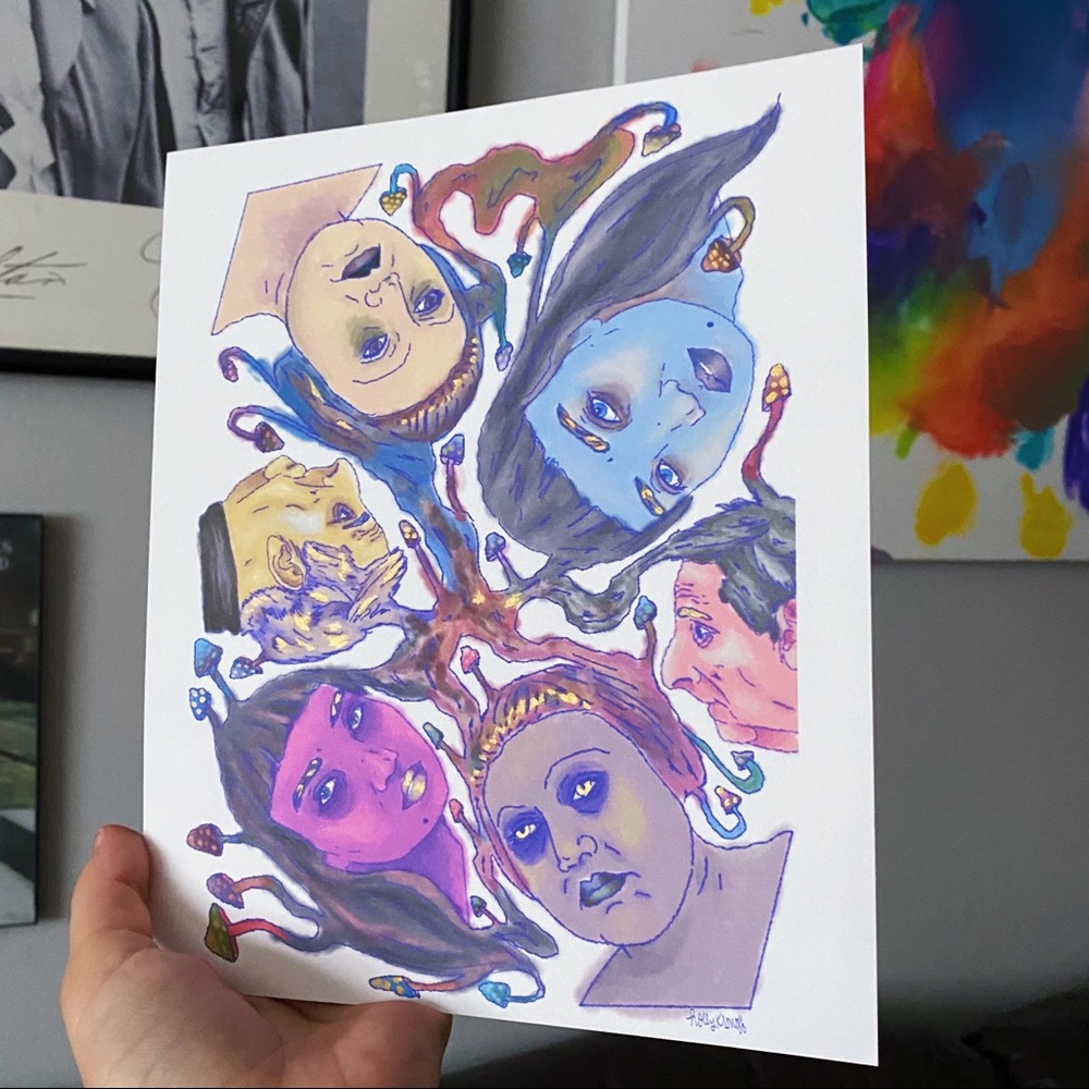 ✨Limited Edition✨ “Thru the Mycelium” Art Print